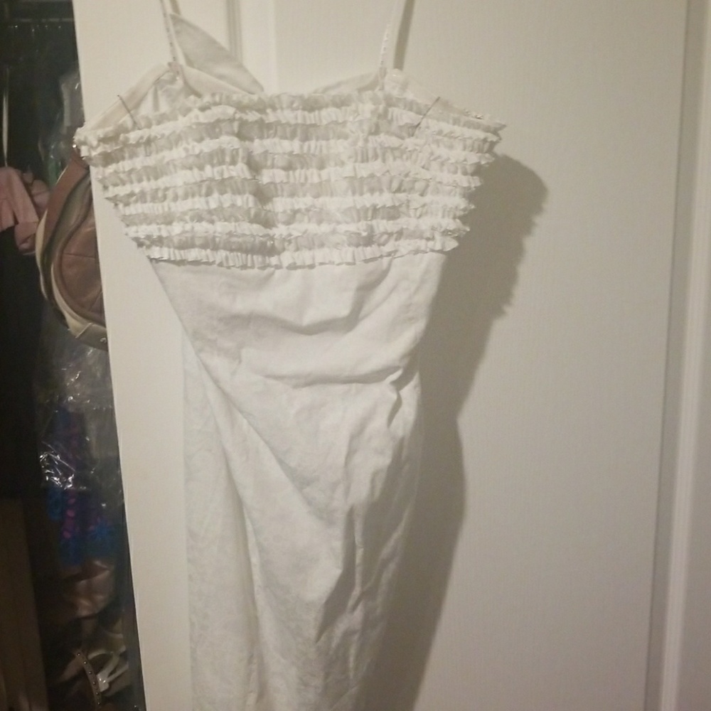 Lilly Pulitzer White Strapless Sundress